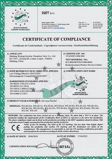 CE Certificate